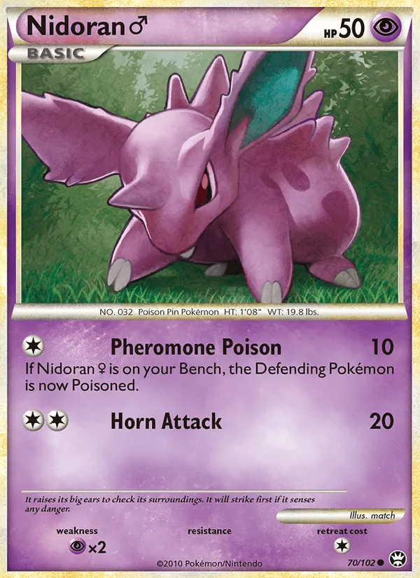 Nidoran ♂, Triumphant 070/102