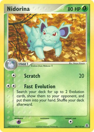 Nidorina, WC Deck 2005 (Queendom) 040/112