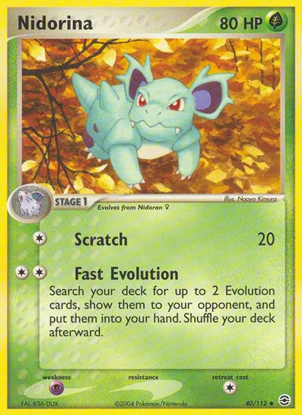 Nidorina, FireRed & LeafGreen 040/112