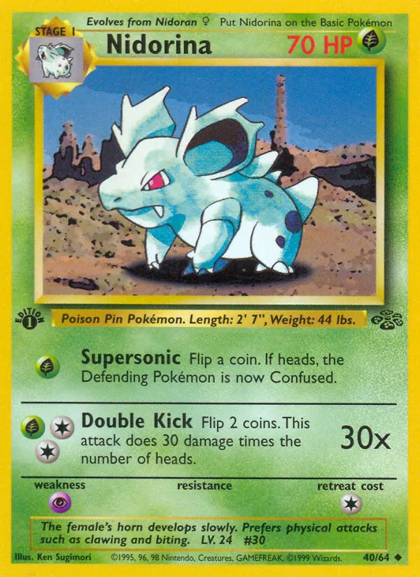 Nidorina, Jungle 040/064
