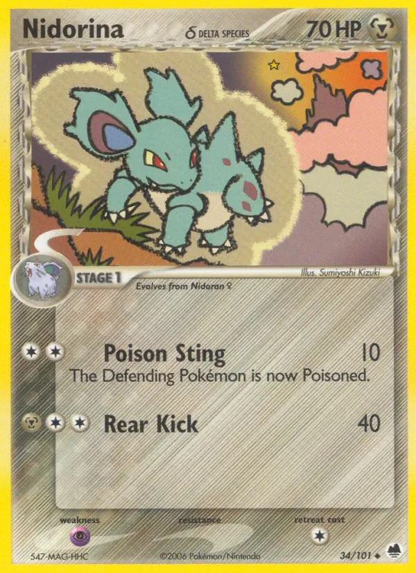 Nidorina δ, Dragon Frontiers 034/101