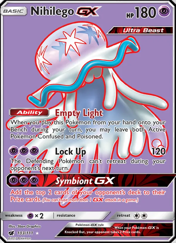 Nihilego GX, Crimson Invasion 103/111