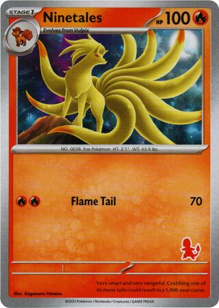 Ninetales, My First Battle (Charmander) No. 006