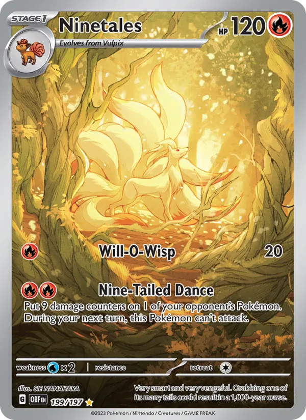 Ninetales, Obsidian Flames 199/197