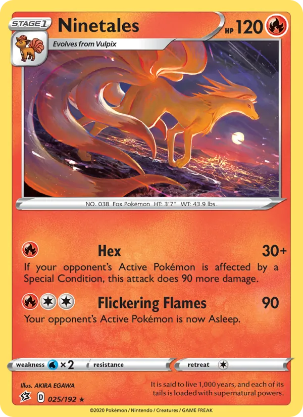 Ninetales, Rebel Clash 025/192