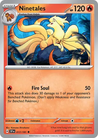 Ninetales, Surging Sparks 017/191
