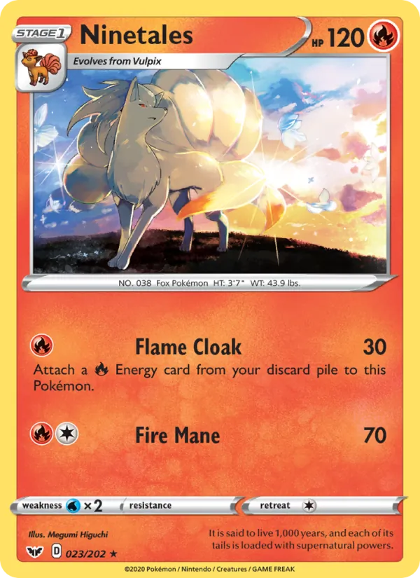 Ninetales, Sword & Shield 023/202