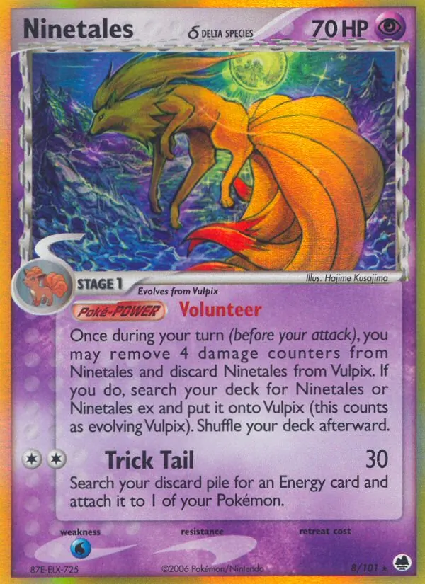 Ninetales δ, Dragon Frontiers 008/101