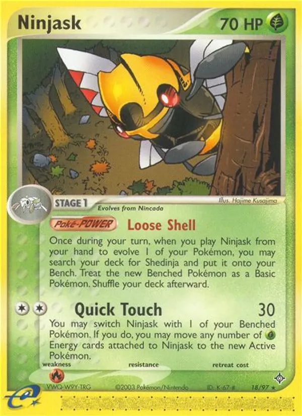 Ninjask, Dragon 018/097