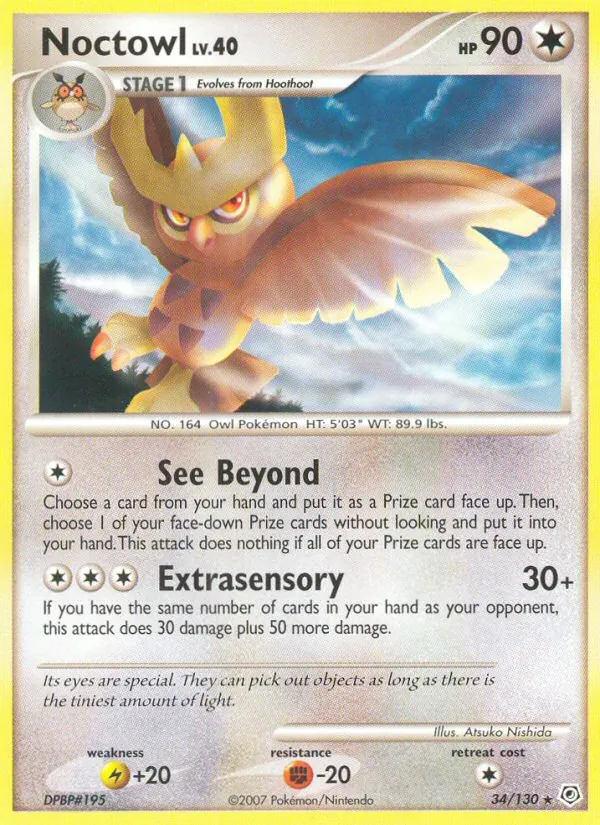 Noctowl, Diamond & Pearl 034/130