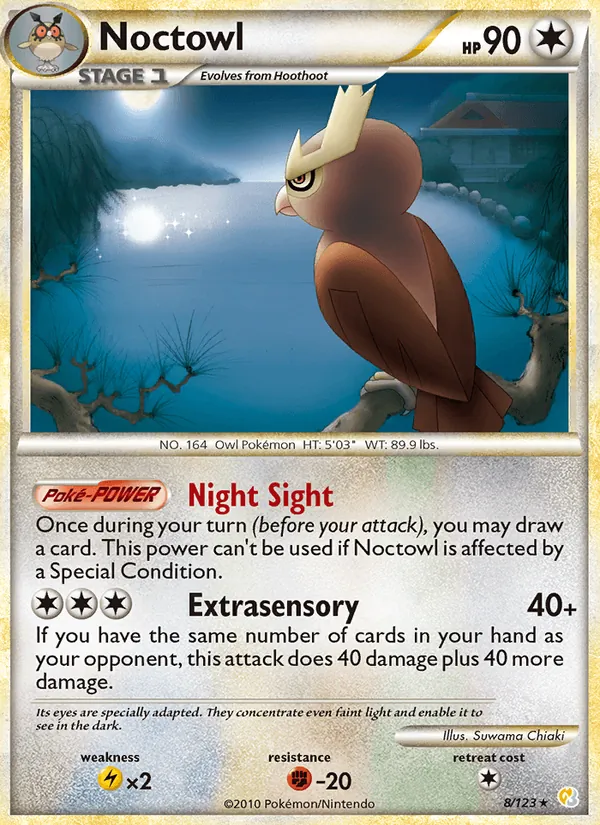 Noctowl, HeartGold & SoulSilver 008/123
