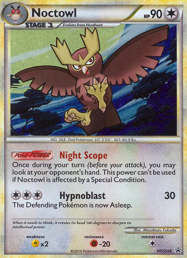 Noctowl, HeartGold & SoulSilver Promos HGSS06