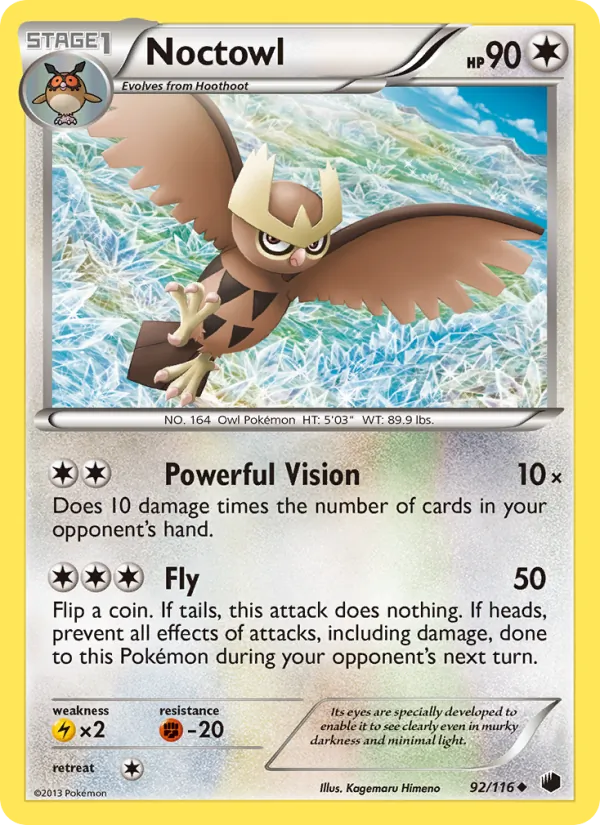 Noctowl, Plasma Freeze 092/116