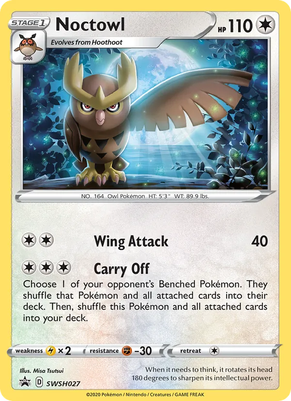 Noctowl, SWSH Black Star Promos SWSH027/307