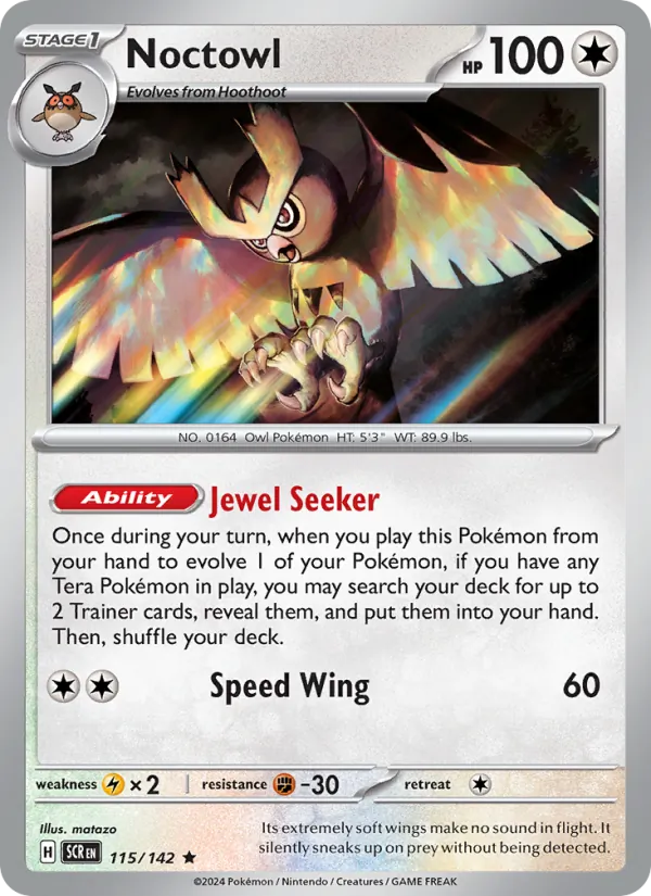 Noctowl, Stellar Crown 115/142