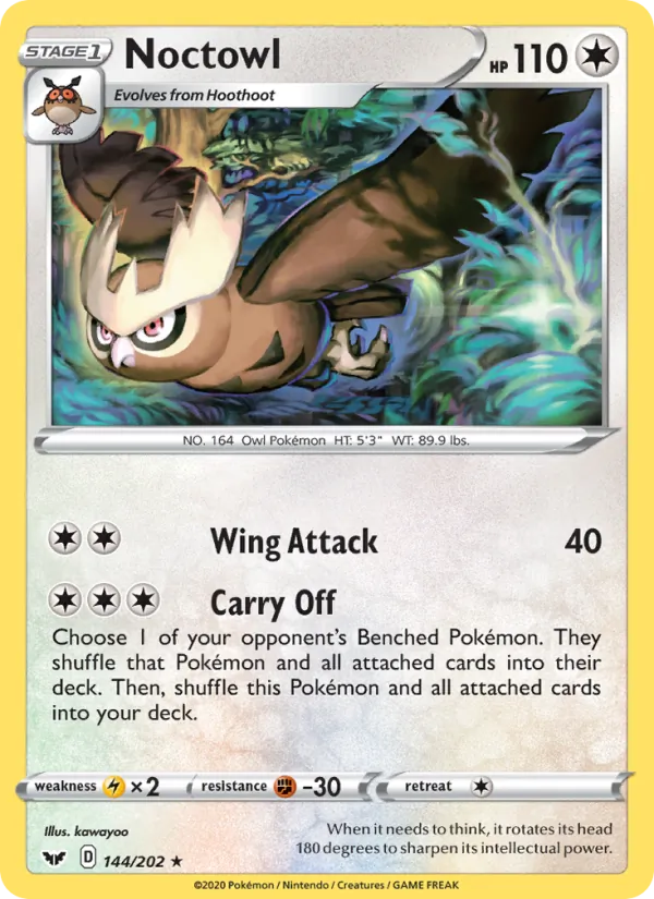 Noctowl, Sword & Shield 144/202