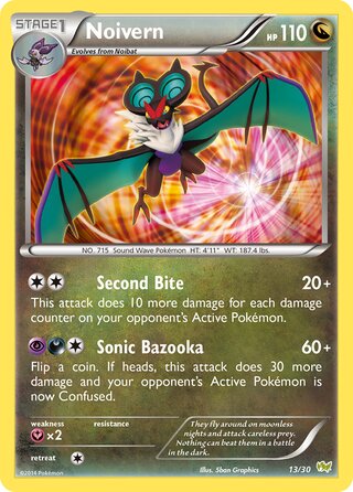 Noivern, XY trainer Kit (Noivern) 013/030