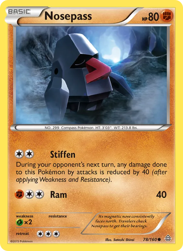 Nosepass, Primal Clash 078/160
