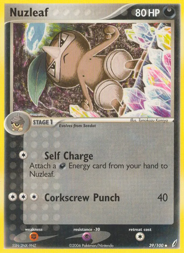 Nuzleaf, Crystal Guardians 039/100
