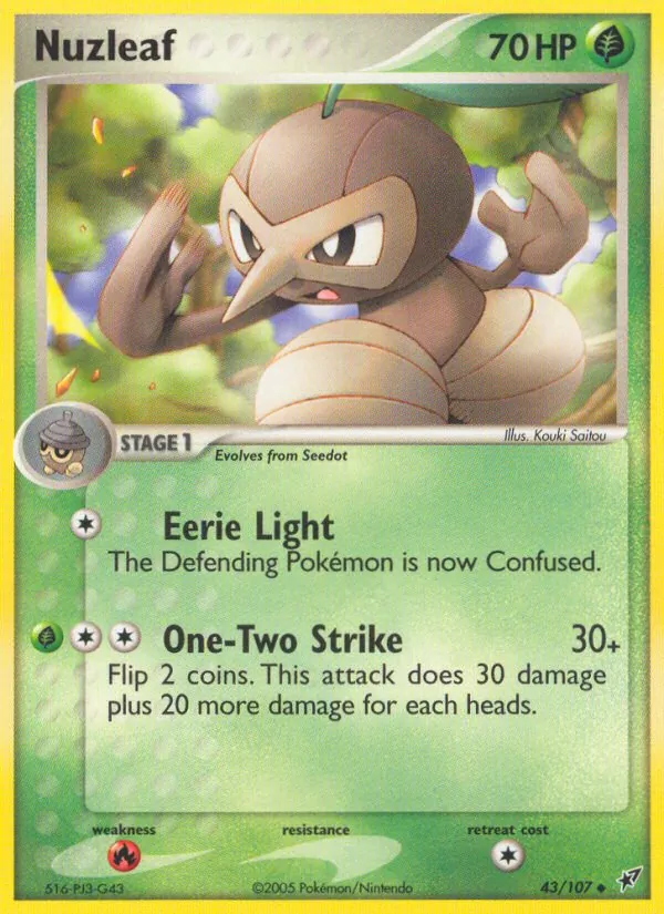 Nuzleaf, Deoxys 043/107