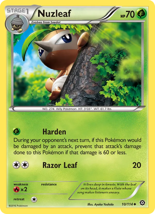 Nuzleaf, Steam Siege 010/114