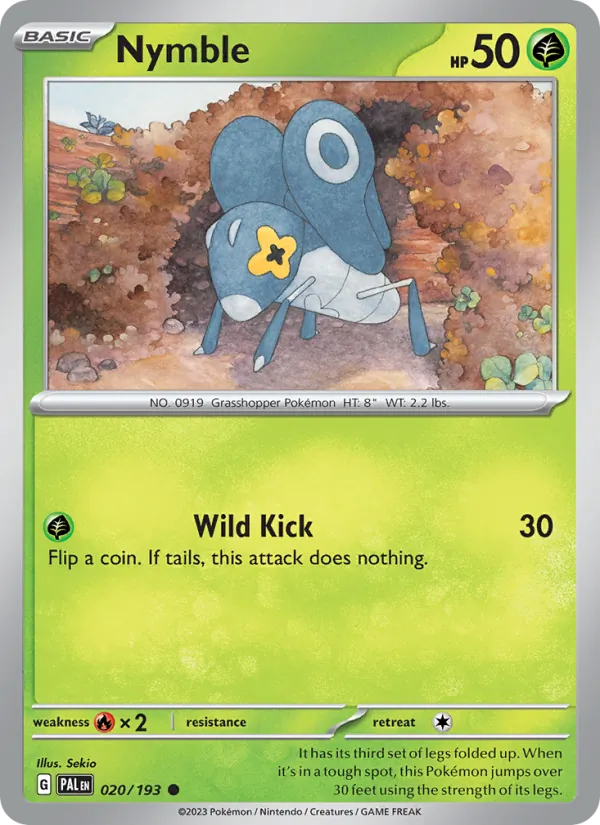 Nymble, Paldea Evolved 020/193