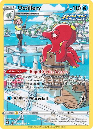 Octillery, Brilliant Stars Trainer Gallery TG03/30