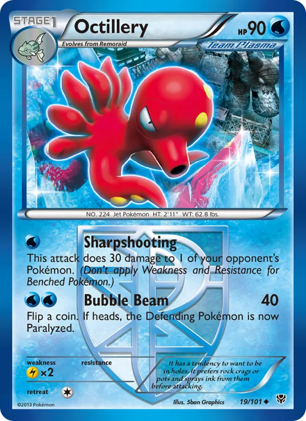 Octillery, Plasma Blast 019/101