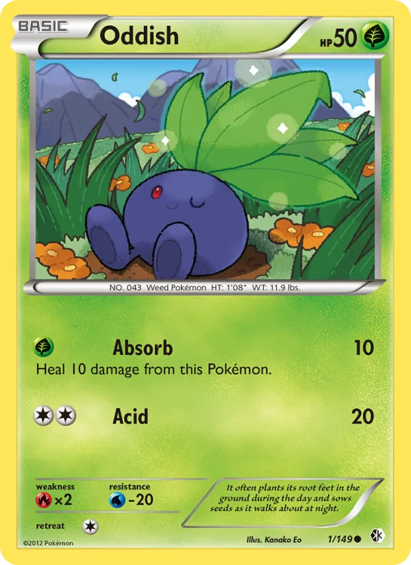 Oddish, Boundaries Crossed 001/149
