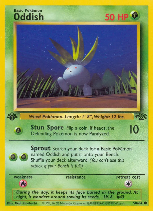 Oddish, Jungle 058/064