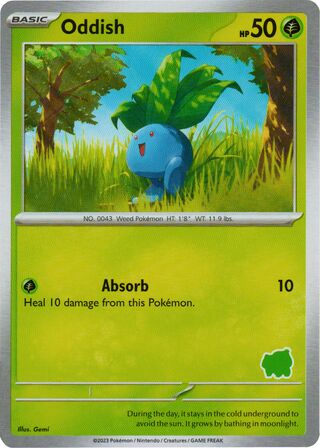 Oddish, My First Battle (Bulbasaur) No. 005