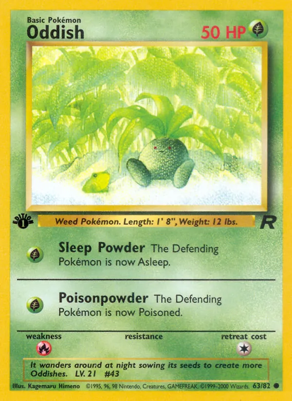 Oddish, Team Rocket 063/082