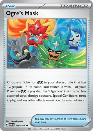 Ogre's Mask, Play! Pokémon Prize Pack Series Six 159/167
