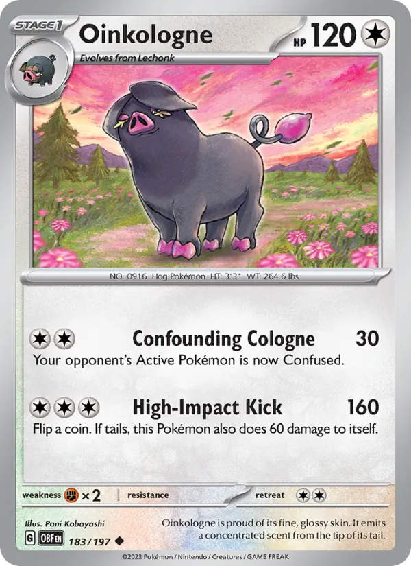 Oinkologne, Obsidian Flames 183/197