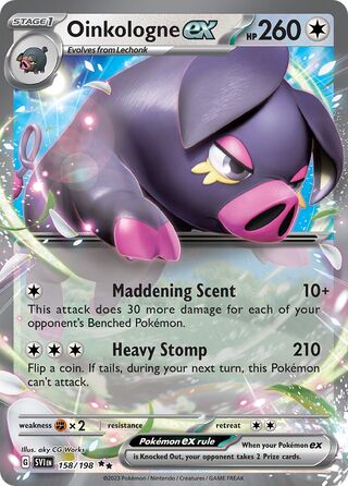 Oinkologne EX, Play! Pokémon Prize Pack Series Three 158/198