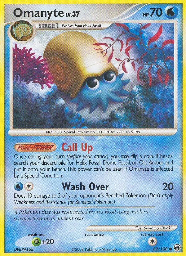 Omanyte, Majestic Dawn 069/100