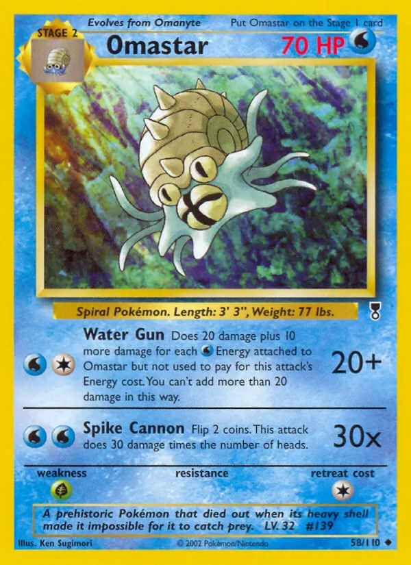 Omastar, Legendary Collection 058/110