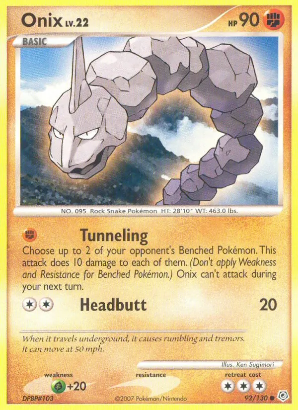 Onix, Diamond & Pearl 092/130