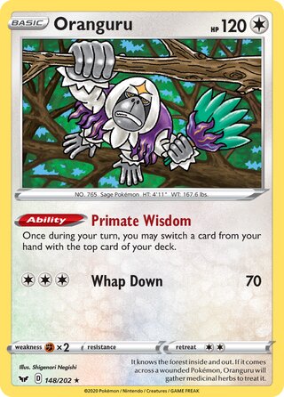 Oranguru, Play! Pokémon Prize Pack Series One 148/202