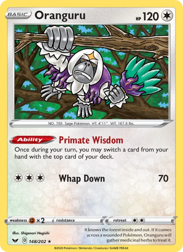 Oranguru, Sword & Shield 148/202
