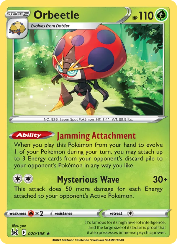 Orbeetle, Lost Origin 020/196