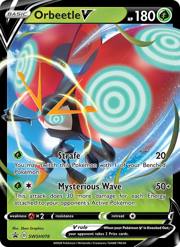 Orbeetle V, SWSH Black Star Promos SWSH078/307