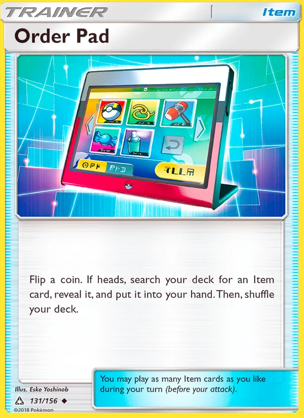 Order Pad, Ultra Prism 131/156