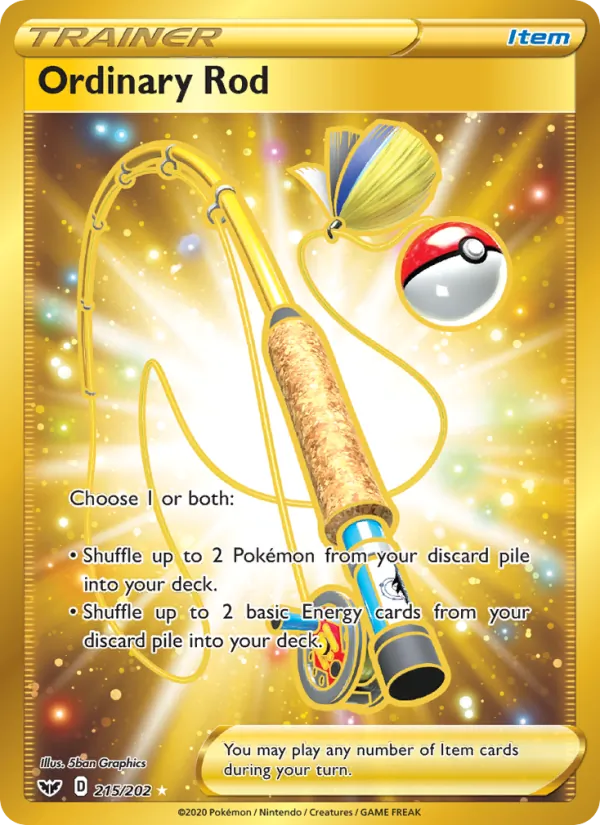 Ordinary Rod, Sword & Shield 215/202