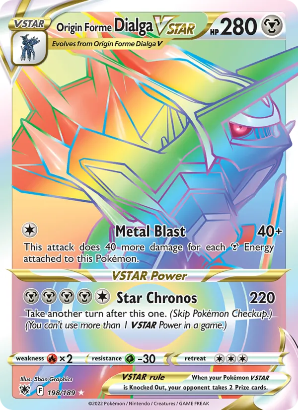Origin Forme Dialga VSTAR, Astral Radiance 198/189