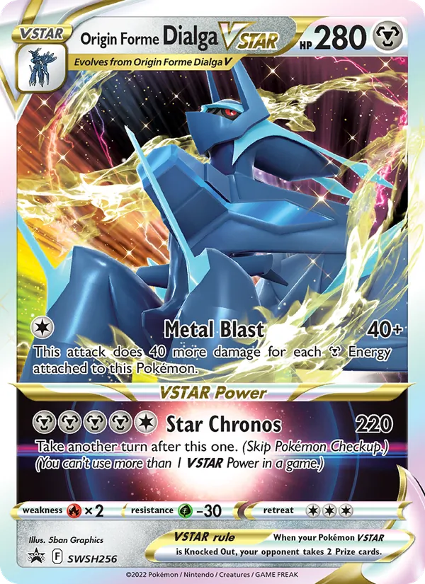 Origin Forme Dialga VSTAR, SWSH Black Star Promos SWSH256/307