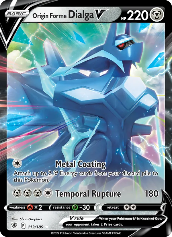 Origin Forme Dialga V, Astral Radiance 113/189