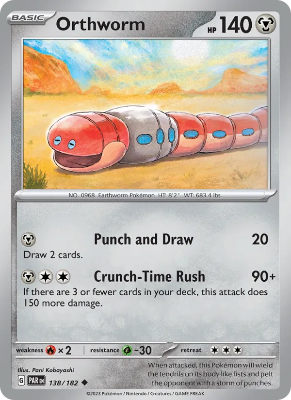 Orthworm, Paradox Rift 138/182