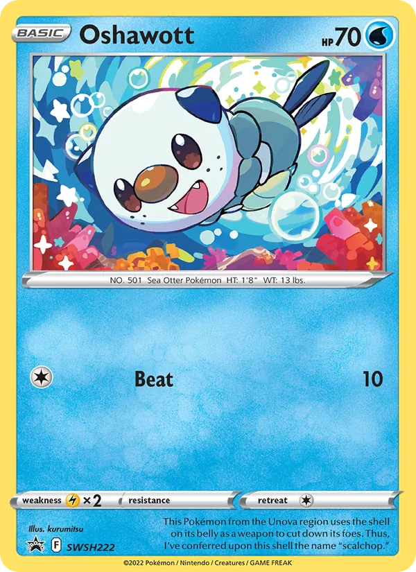 Oshawott, SWSH Black Star Promos SWSH222/307