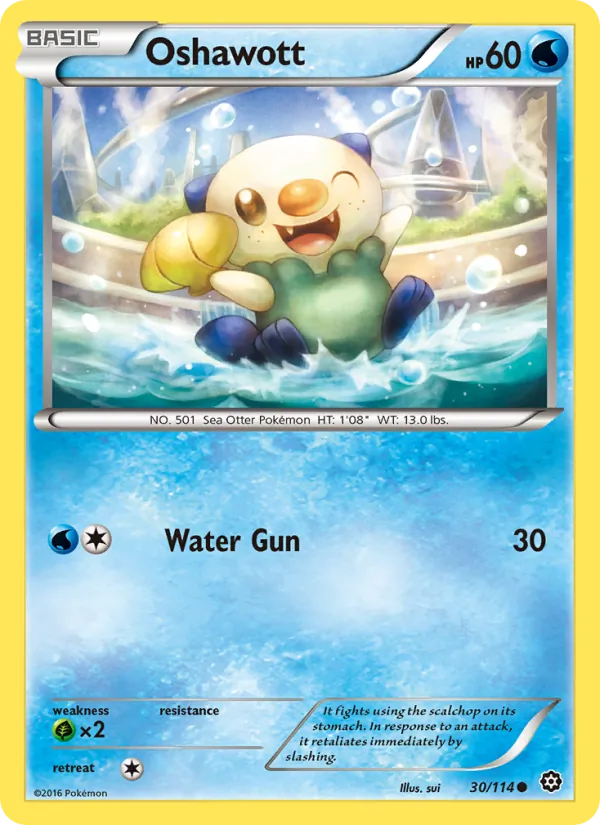 Oshawott, Steam Siege 030/114